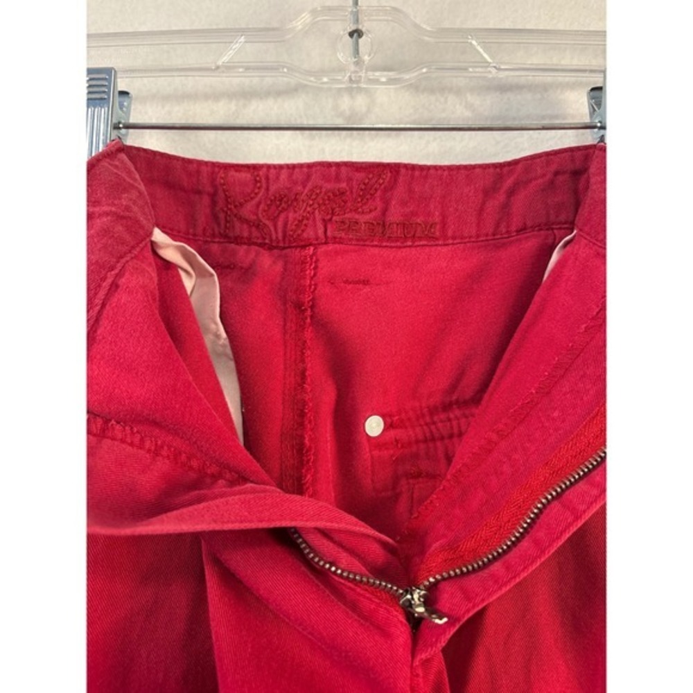 Royal Premium Men's Red Cargo Shorts 34‎ Cotton Blend Casual #1691 - Picture 4 of 7